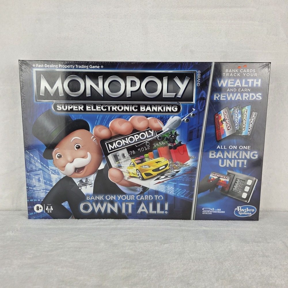 Monopoly Super Electronic Banking Hasbro E8978 2020 Board Game New Sealed
